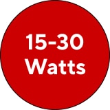 15-30 watts